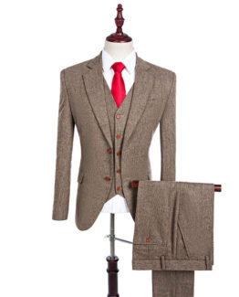 Light Brown Tweed Suit 2