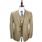 British Tweed Co - Tan Tweed Three Piece Suit - That British Tweed Company