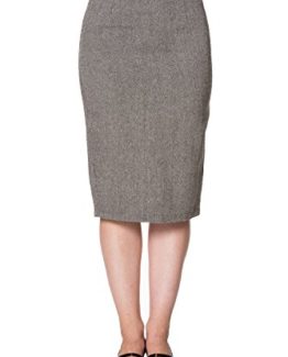 Banned-Retro-Vintage-Tweed-Style-Pencil-Skirt-0
