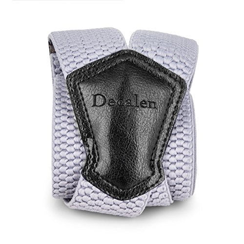 Decalen Mens Braces with Very Strong Metal Clips Wide 4 cm 1.5 inch Heavy Duty X
