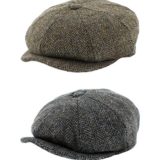 ladies harris tweed baker boy hat