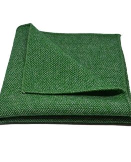 Garden-Green-Herringbone-Pocket-Square-Handkerchief-0