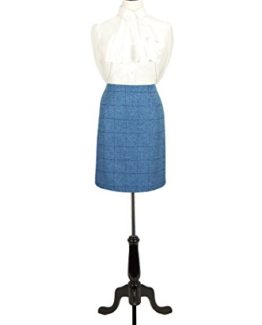Great-Scot-Tailored-Tweed-Short-Skirt-Lossie-Blue-Check-Tweed-0