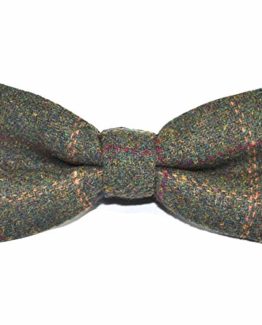 Heritage-Check-Moss-Green-Bow-Tie-Tweed-Country-Bow-Tie-0