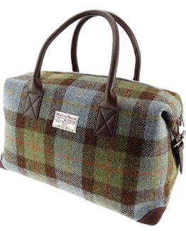 Ladies-Authentic-Harris-Tweed-Scottish-Tartan-Holdall-Bag-LB1006-Col-15-0
