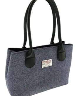 Ladies-Harris-Tweed-Purple-Blend-Classic-Handbag-LB1003-COL38-0
