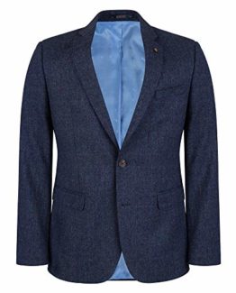 Magee-1866-Navy-Check-Donegal-Tweed-3-Piece-Tailored-Fit-Suit-0