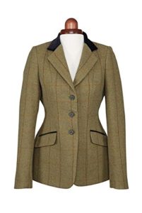 Shires Aubrion Saratoga Womens Riding Jacket - Green Check - That ...