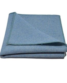 Sky-Blue-Herringbone-Pocket-Square-Handkerchief-0