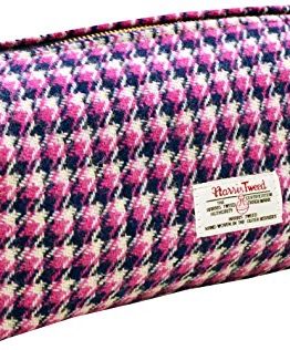 Vagabond-Bags-Harris-Tweed-Large-Boxy-Bag-Toiletry-Bag-26-cm-Pink-0