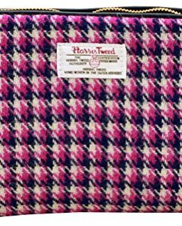 Vagabond-Bags-Harris-Tweed-Large-Cosmetic-Bag-Toiletry-Bag-25-cm-Pink-0