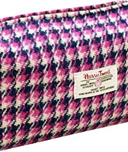 Vagabond-Bags-Harris-Tweed-Medium-Boxy-Bag-Toiletry-Bag-23-cm-Pink-0