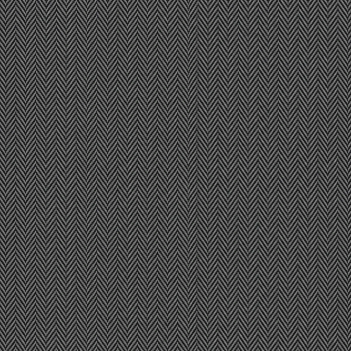 Classic grey herringbone tweed fabric swatch