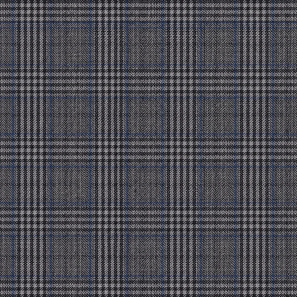 Grey Glen Check Tweed fabric swatch