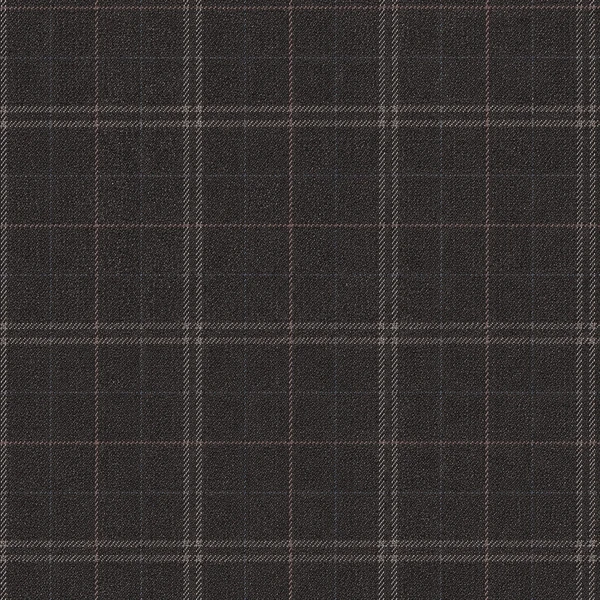 Charcoal Grey Windowpane Check Tweed fabric swatch