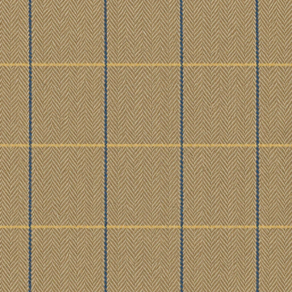 Tan Herringbone Tweed with Overcheck fabric swatch