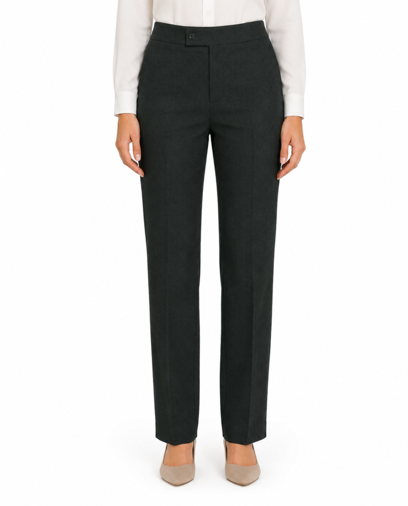 Women’s Dark Green Highland Weave Tweed Trousers