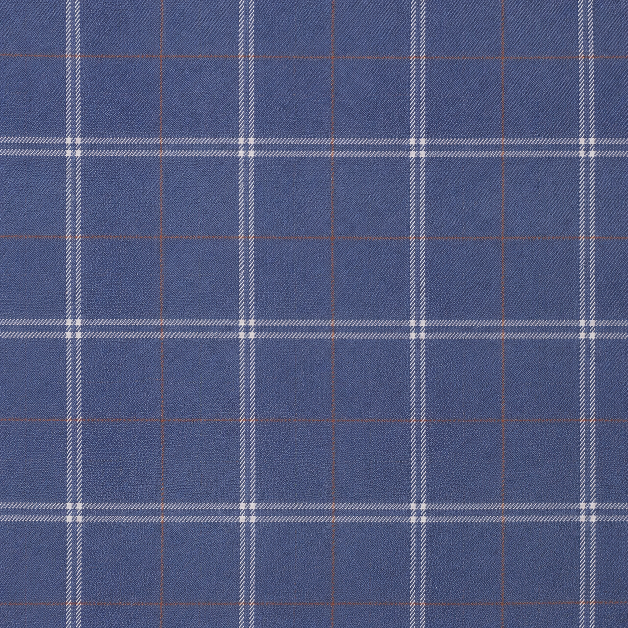 Pale Blue Windowpane Check Tweed fabric swatch