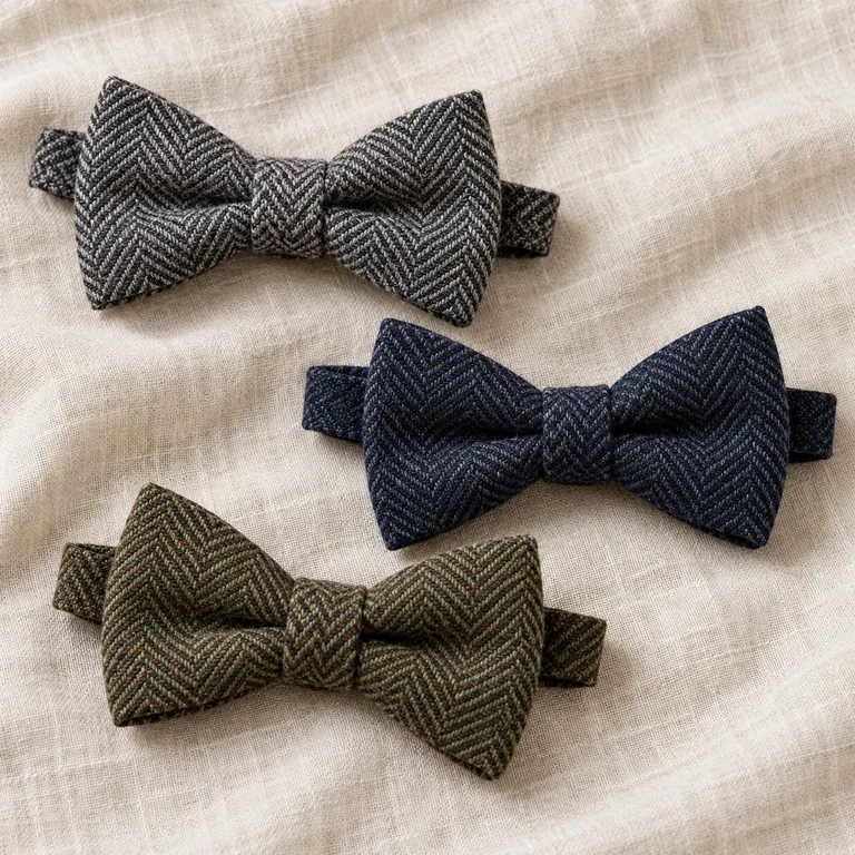 Tweed Bowties